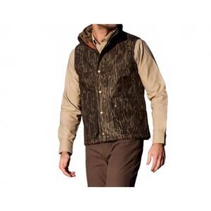 NEW TOM BECKBE fowler vest in mossy oak original bottomland
